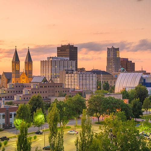 Akron-Canton Ohio downtown