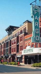 Fargo North Dakota Theatre sign