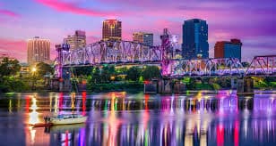 Little Rock Arkansas skyline