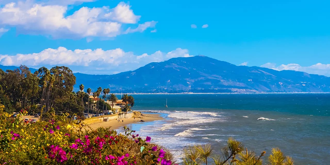 Santa Barbara California coastline