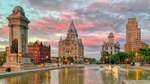 Syracuse New York skyline